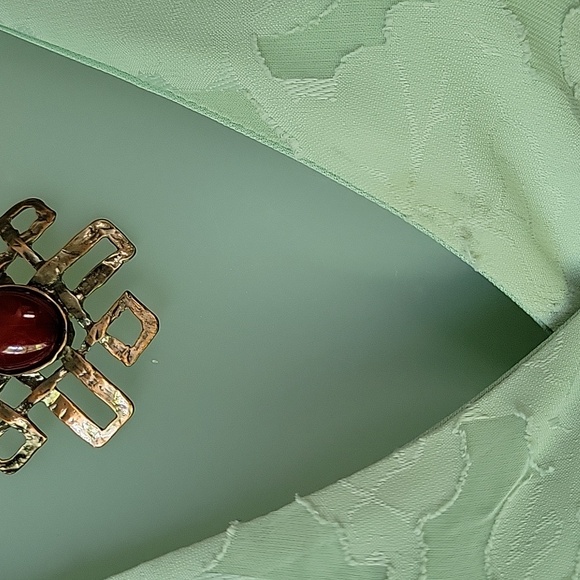 Lulus Mint Green Textured Maxi Wrap Dress Tiered And Ruffled Sz Xs - Picture 4 of 8